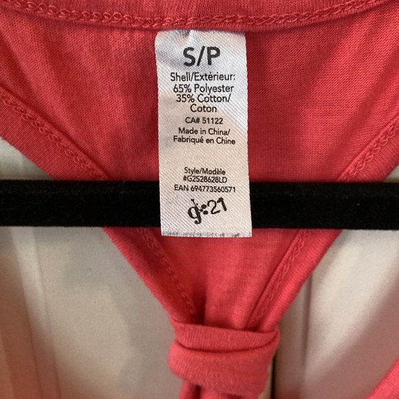 ❤️🔥5/20$ G21💫 Women’s Coral Sports Racerback Tank Top - Picture 6 of 6